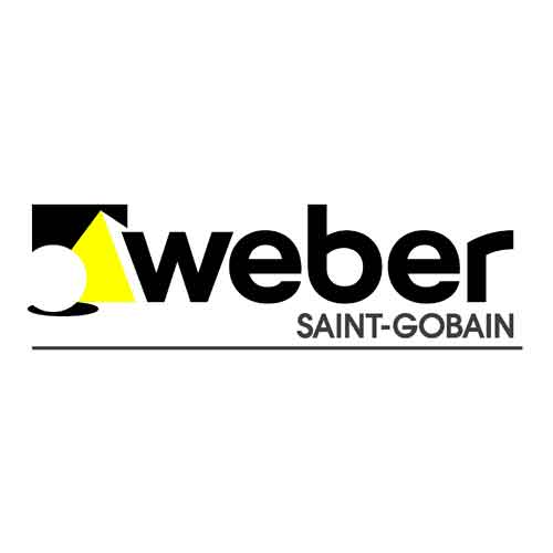 logo de Weber Saint Gobain, empresa dedicada a la producci&oacute;n de morteros industriales para la construcci&oacute;n, sus productos más conocidos son el hidrofugo Ceresita y el pegamento para cer&aacute;mica Weber.